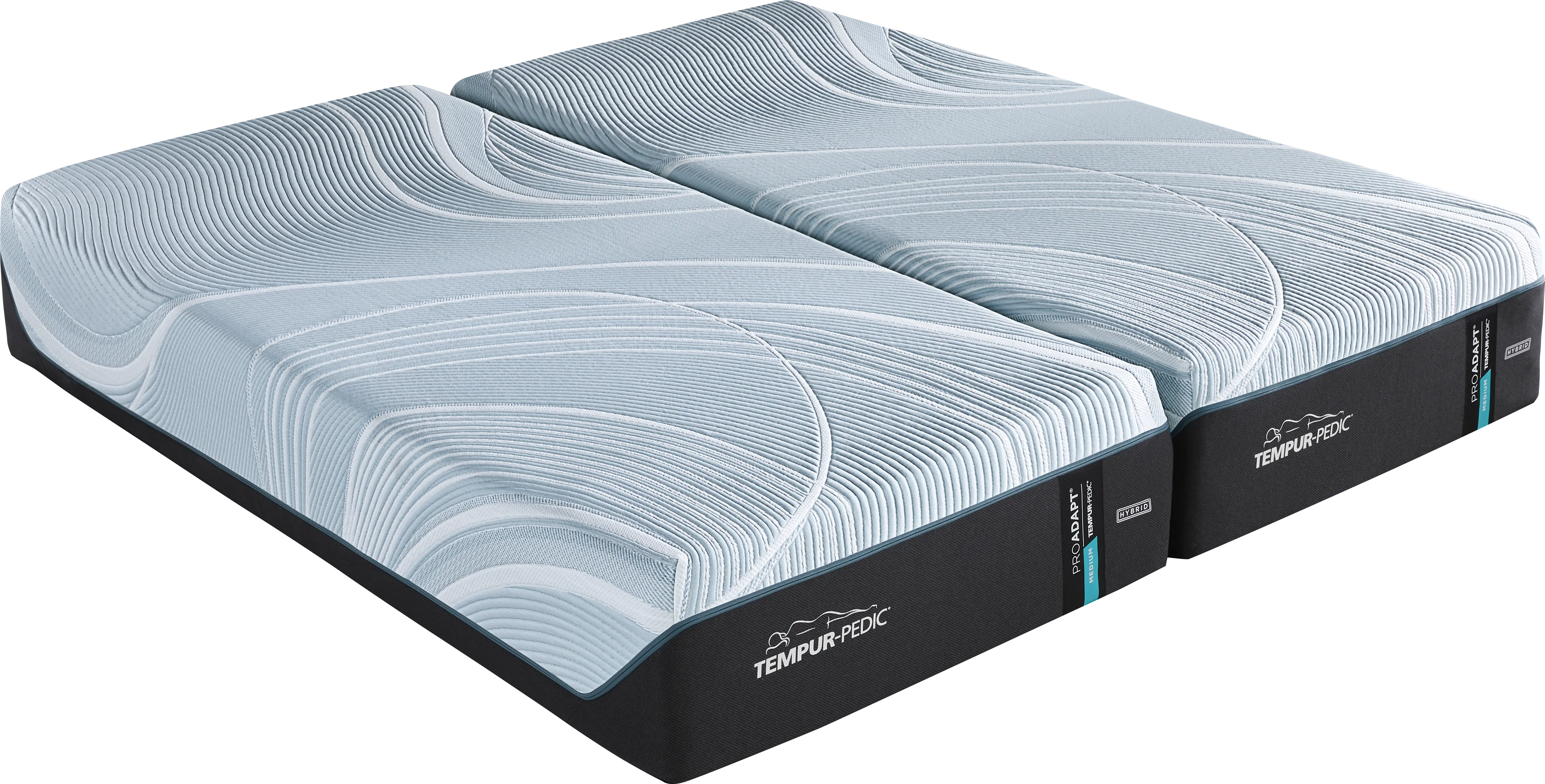 Tempur-Pedic ProAdapt Medium Hybrid Split King Mattress Pair - Thumbnail - Image 1