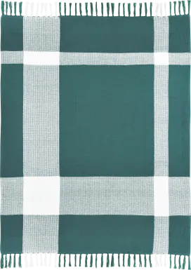 Novajoy Teal Throw Blanket