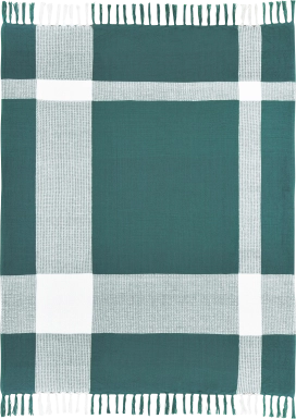 Novajoy Teal Throw Blanket