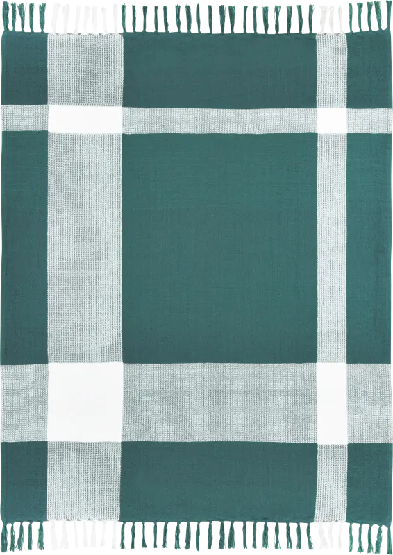 Novajoy Teal Throw Blanket