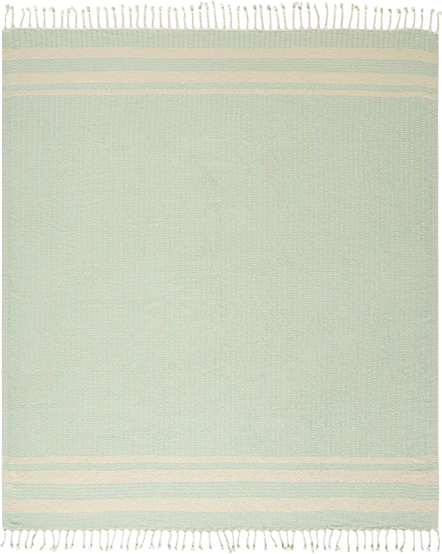 Petalwell Turquoise Throw Blanket