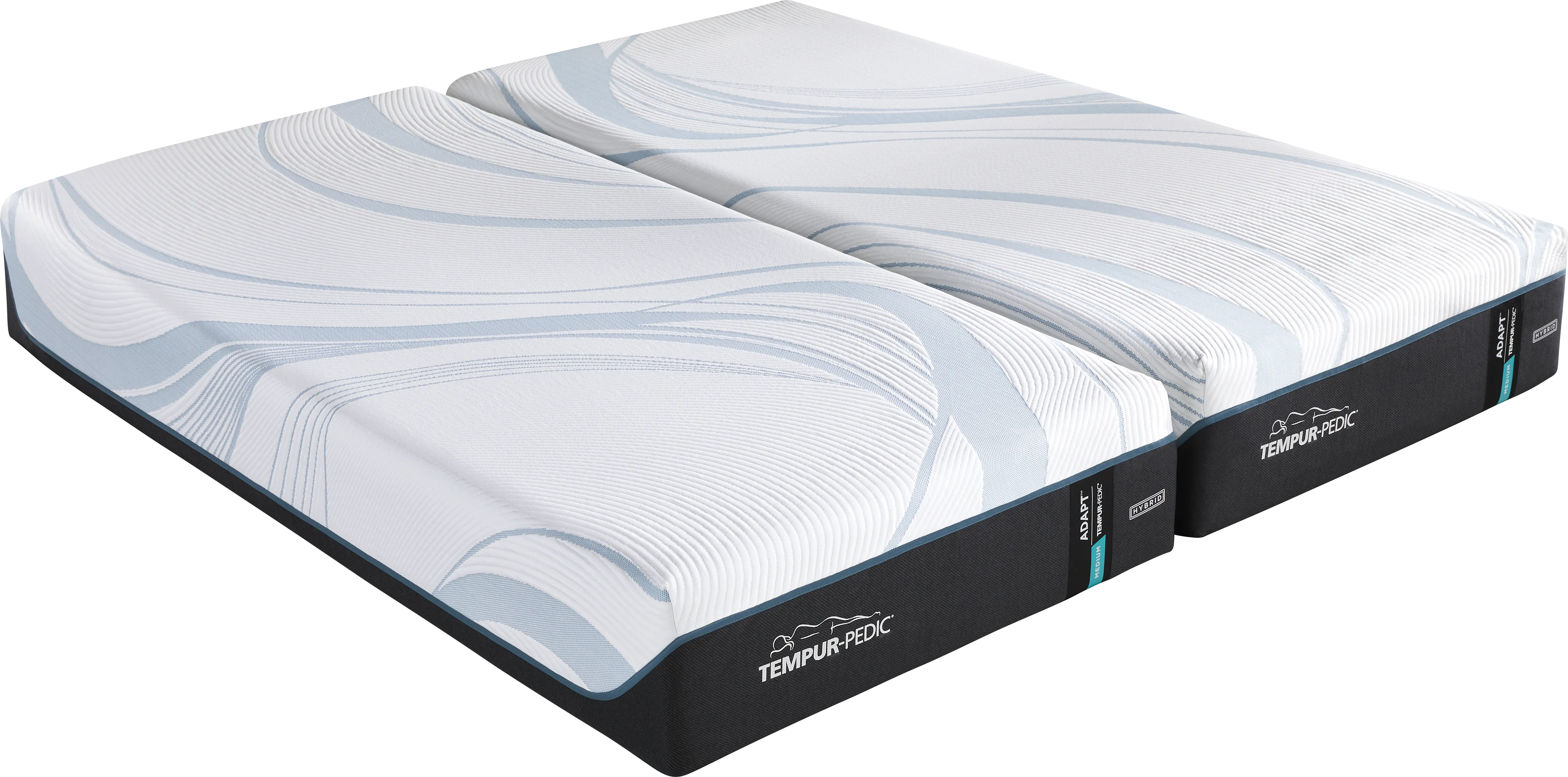 Tempur-Pedic Adapt Medium Hybrid Split King Mattress Pair - Thumbnail - Image 1
