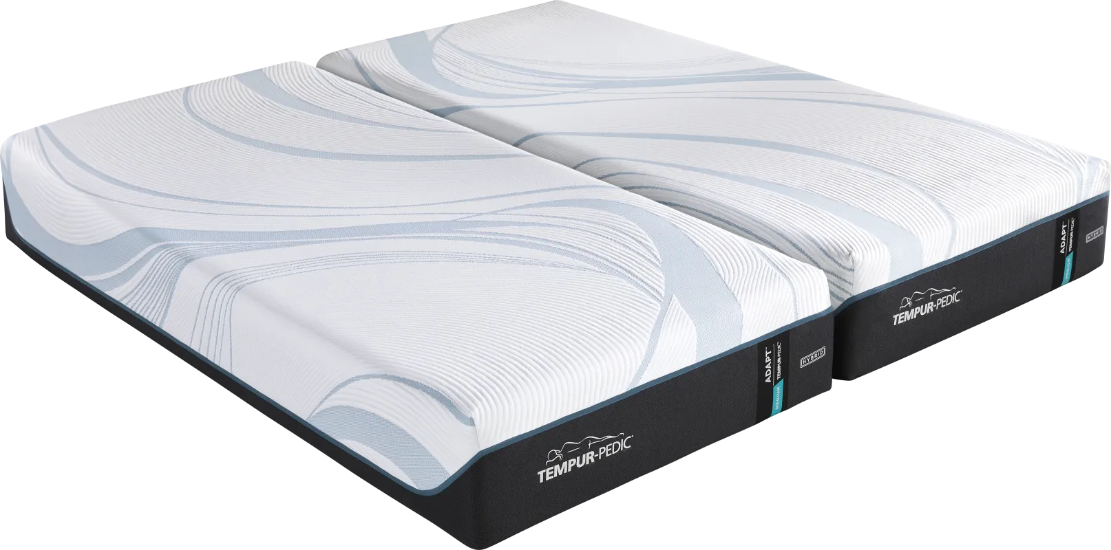 Tempur-Pedic Adapt Medium Hybrid Split King Mattress Pair