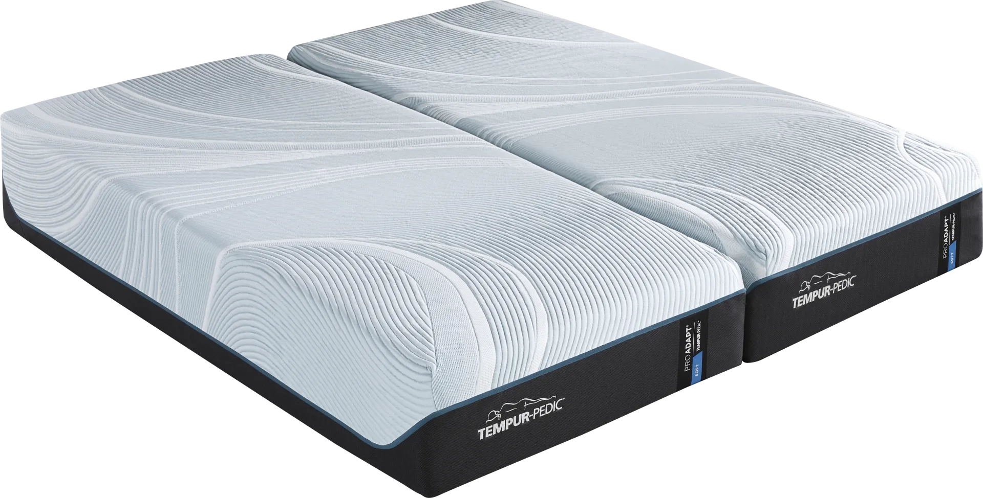 Tempur-Pedic ProAdapt 2.0 Soft Split California King Mattress Pair - Image 1