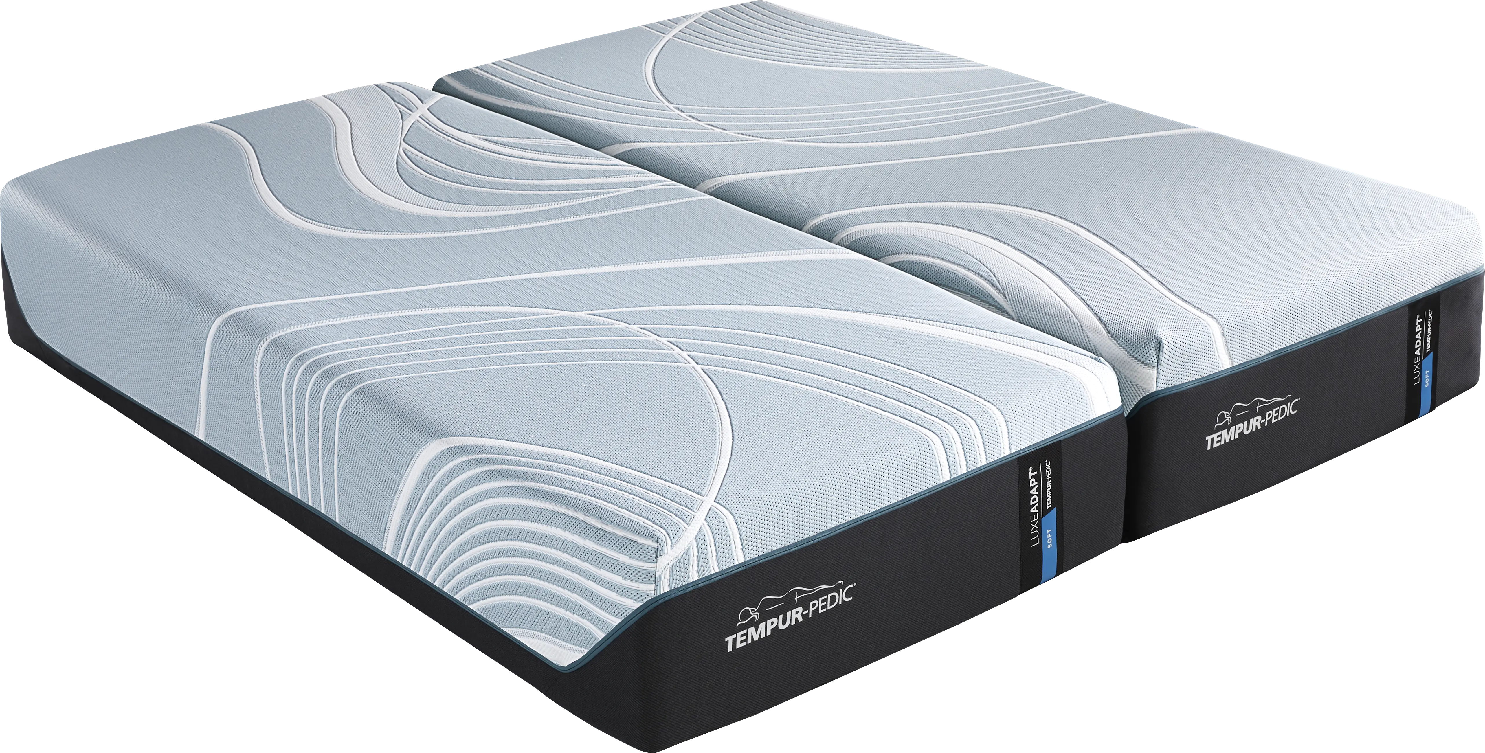 Tempur-Pedic LuxeAdapt Soft Split King Mattress Pair - Thumbnail - Image 1