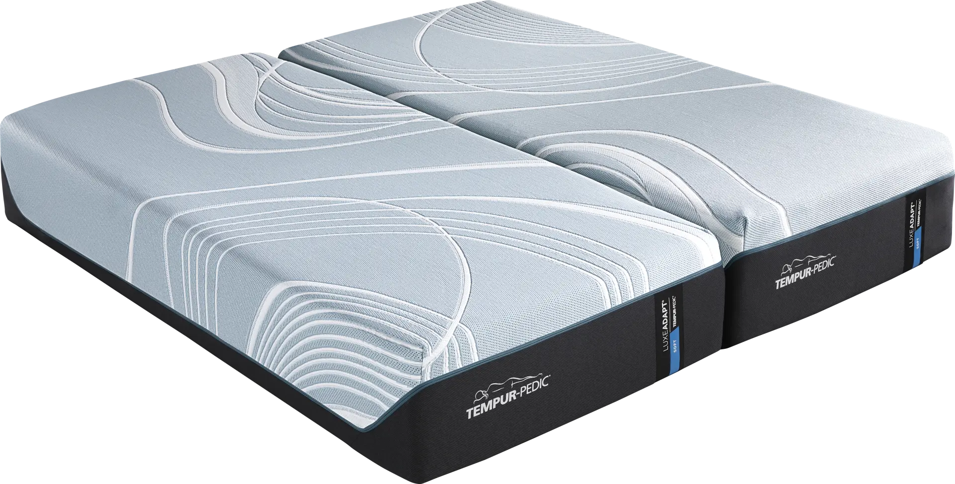 Tempur-Pedic LuxeAdapt Soft Split King Mattress Pair