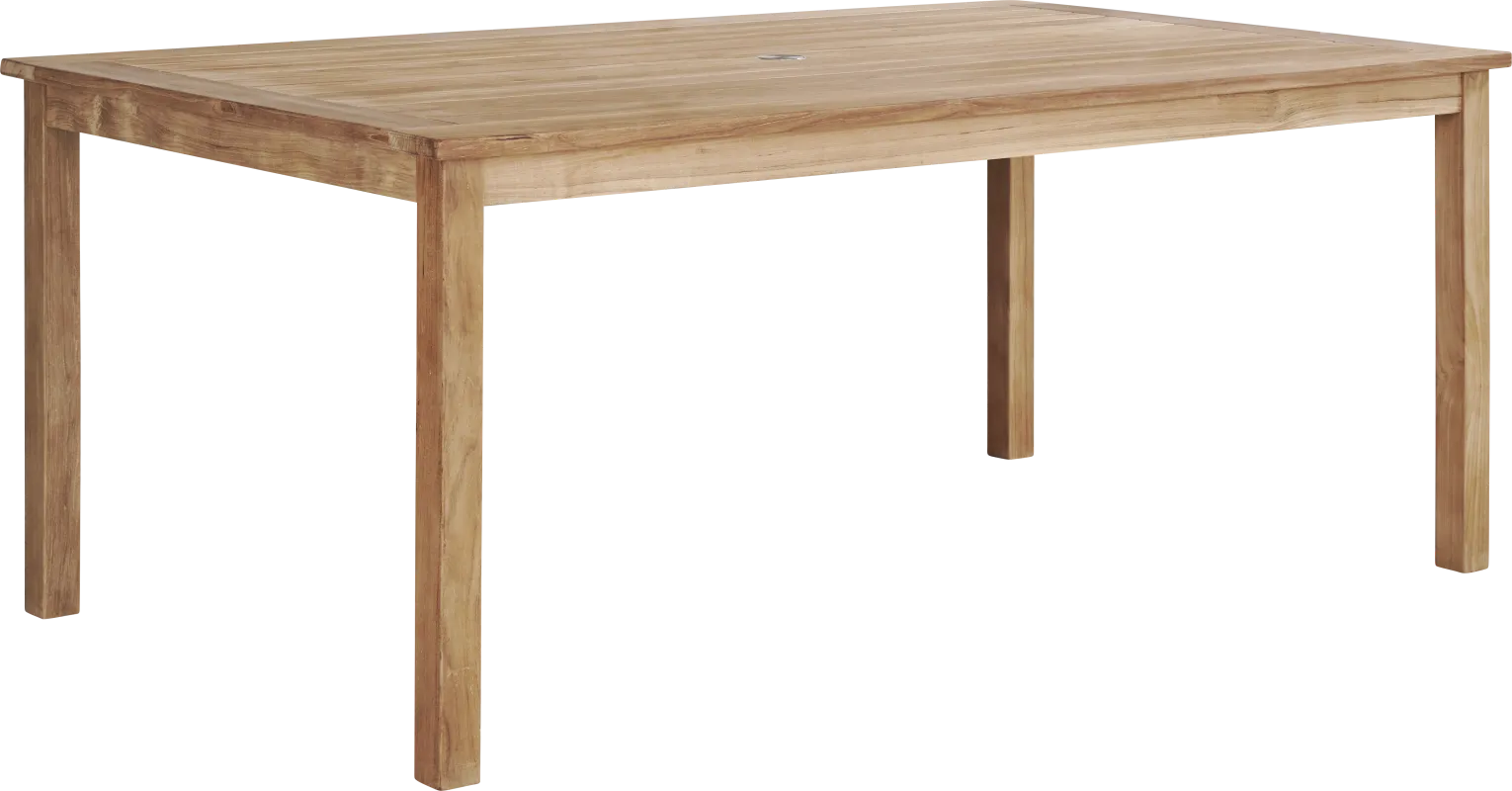 Pleasant Bay Teak Rectangle Outdoor Dining Table
