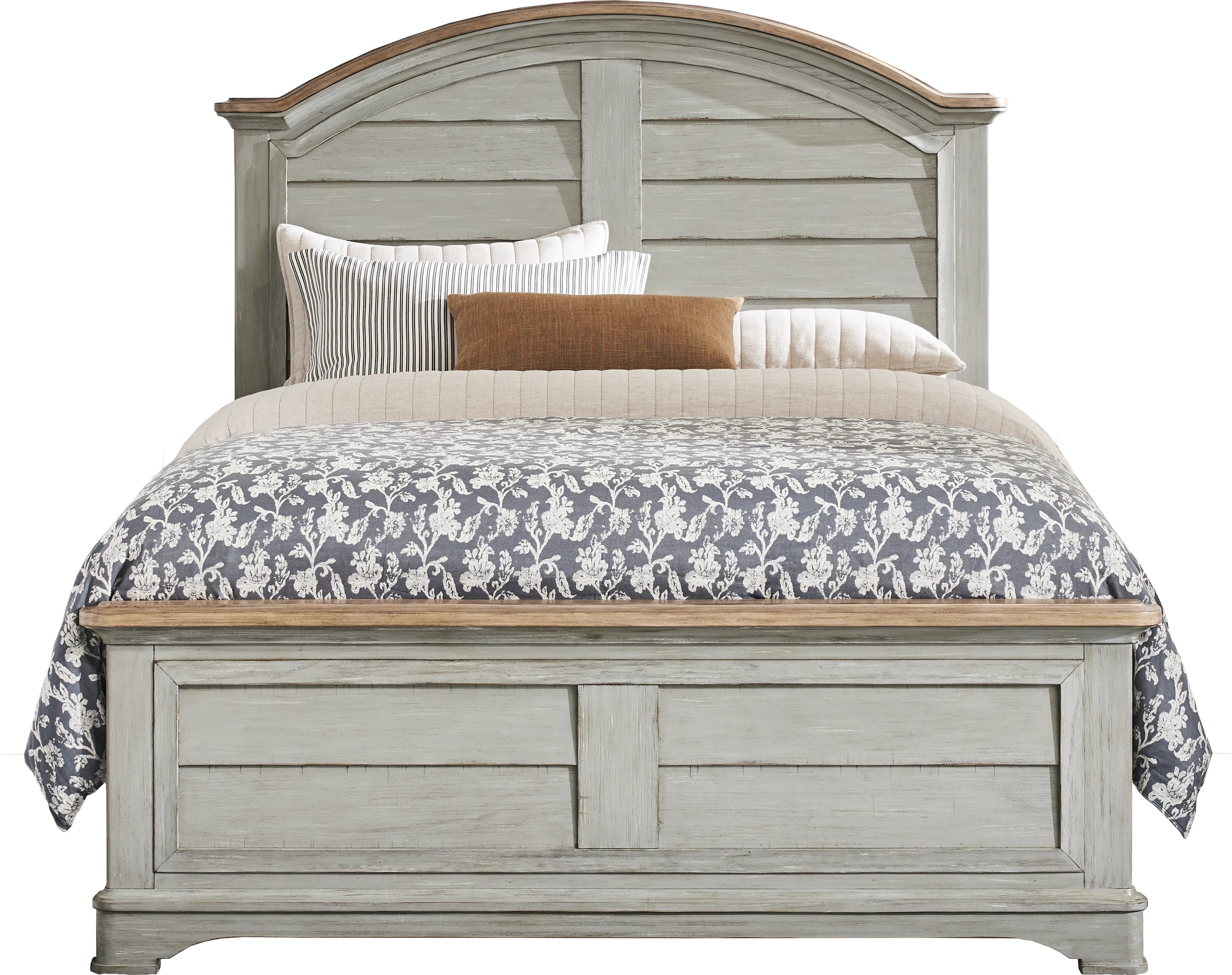 Edisto Bay Gray 5 Pc King Panel Bedroom - Thumbnail - Image 2
