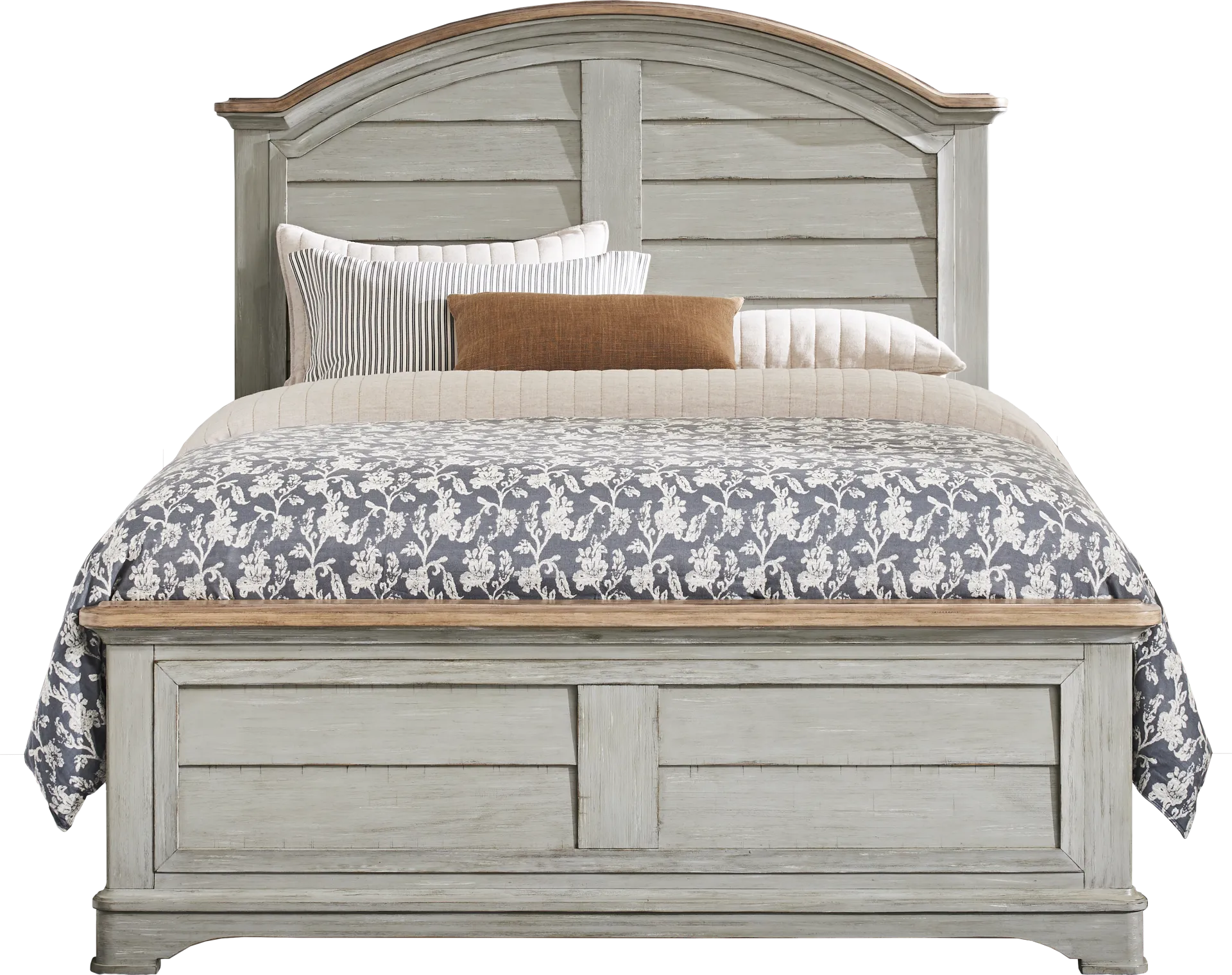 Edisto Bay Gray 3 Pc Queen Panel Bed - Image 2