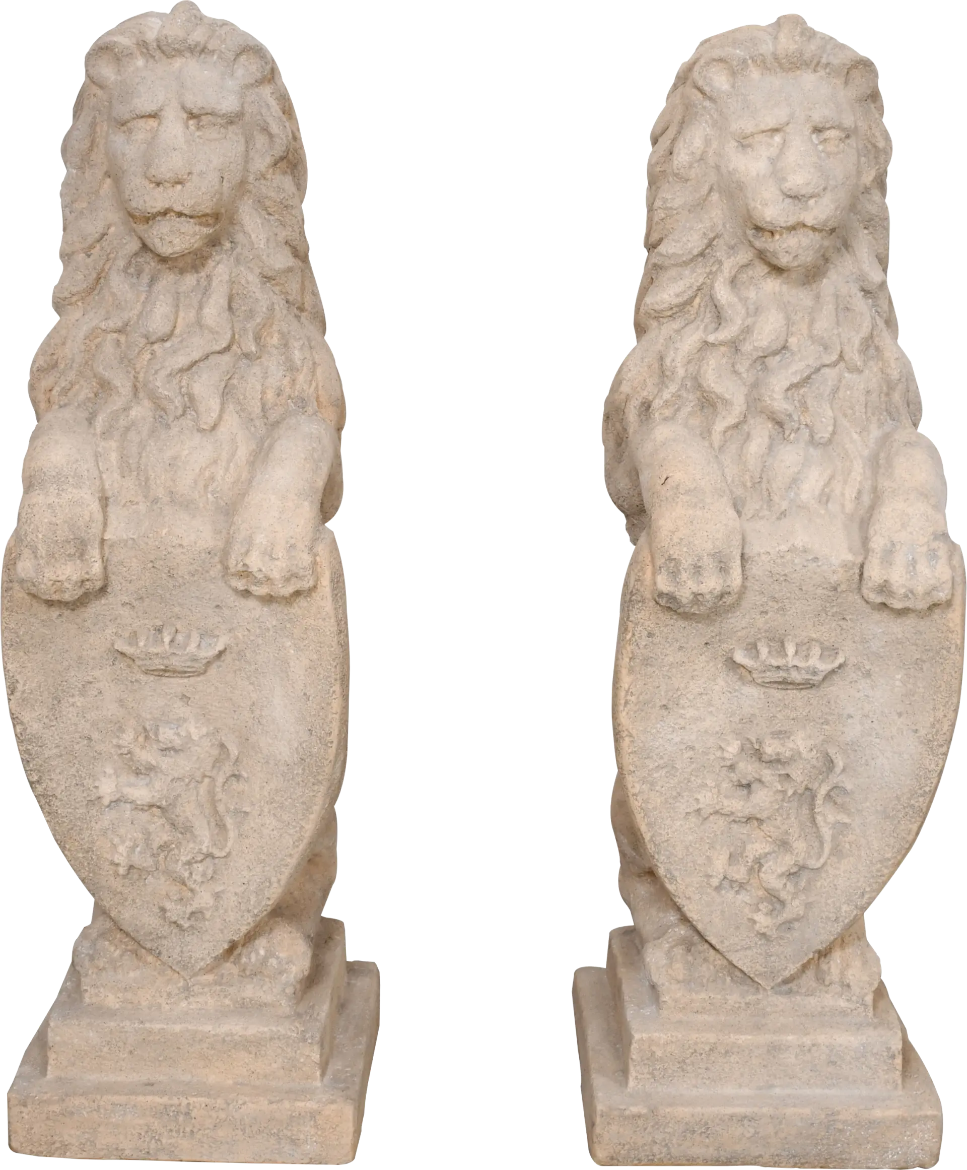 Besna Beige Sculpture, Set of 2