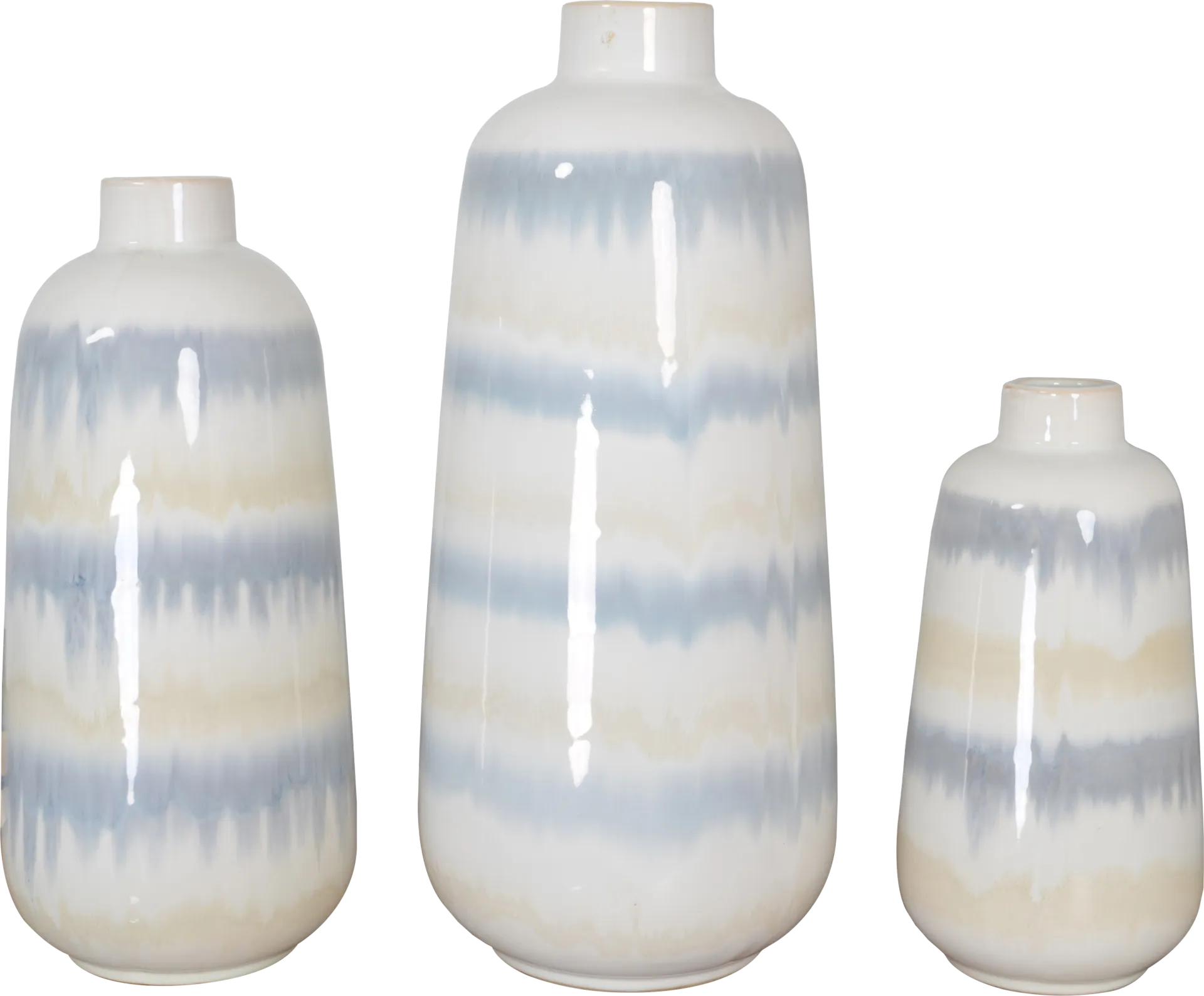 Reaka Gray Vase, Set of 3 - Image 1