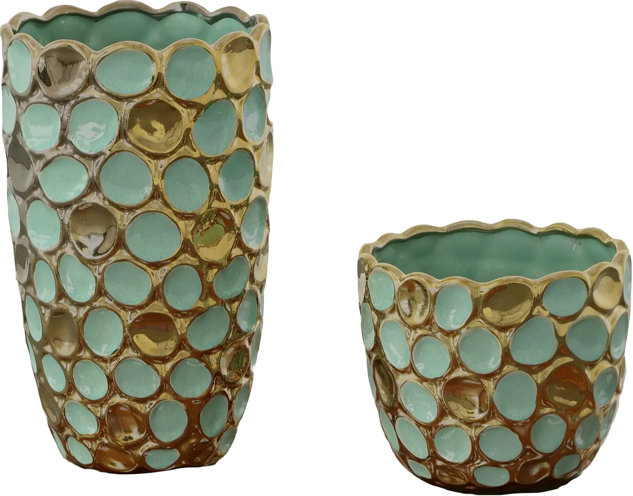 Runako Turquoise Vase, Set of 2