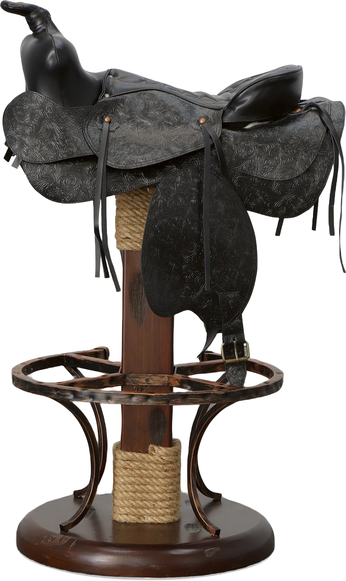 Rulen Brown Swivel Barstool - Image 1