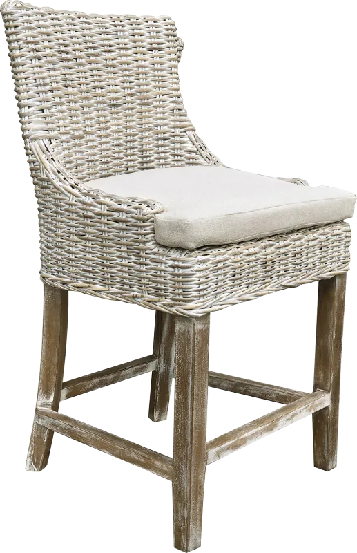 Hafsa Gray Counter Height Stool