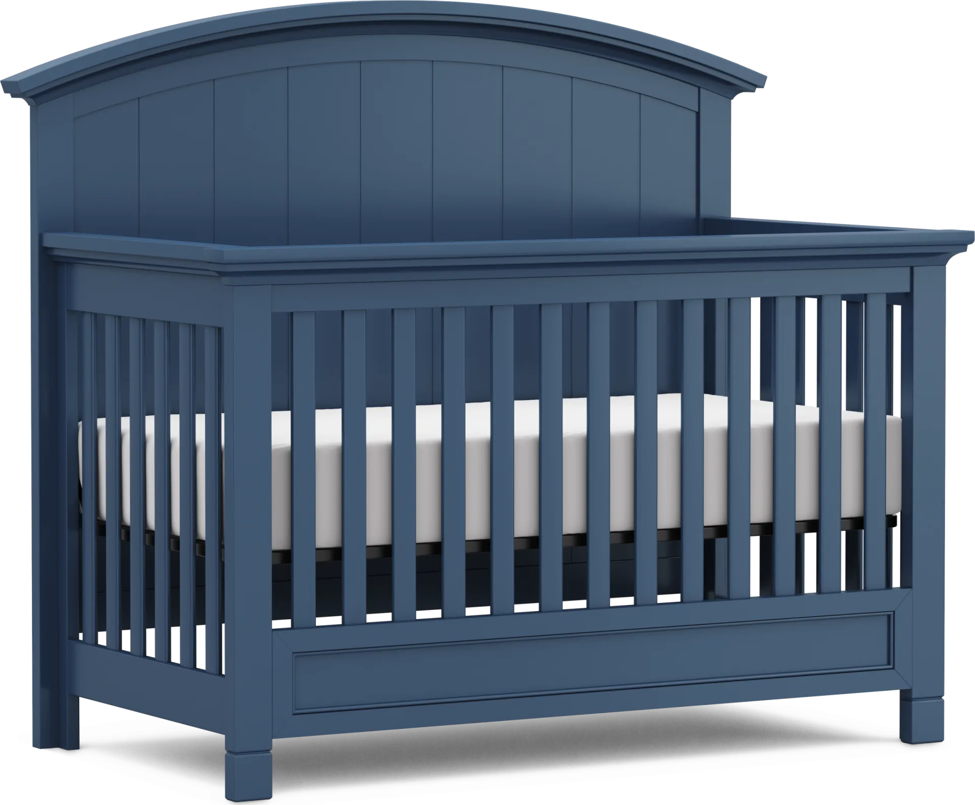 Kids Cottage Colors Navy 4-in-1 Convertible Crib - Image 1