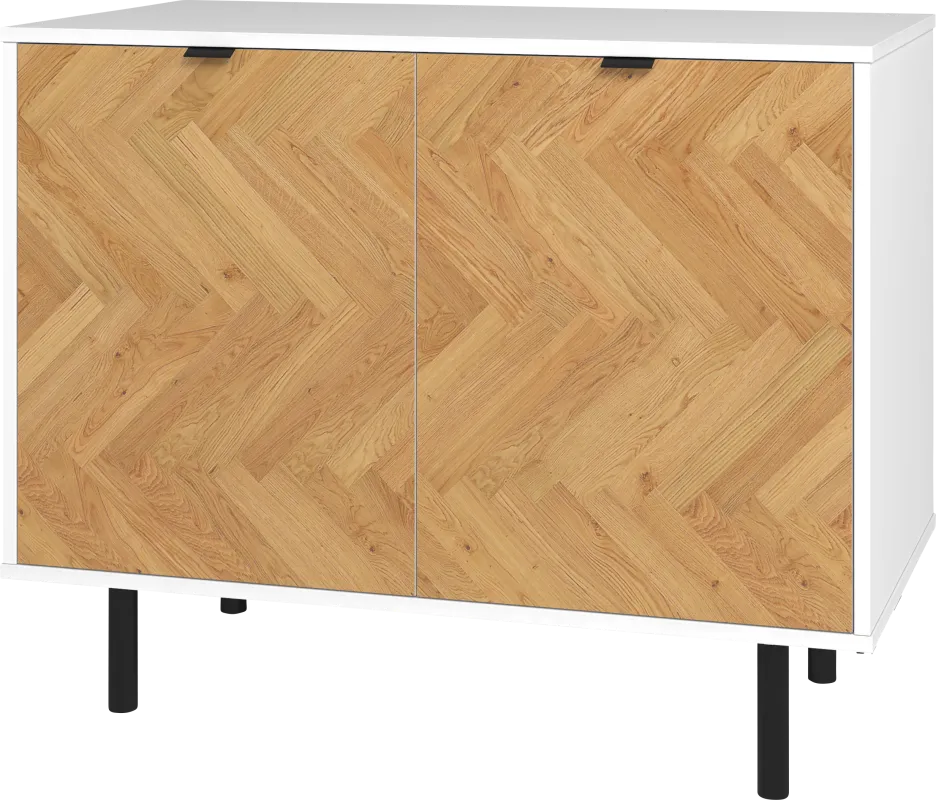 Airedale I White Accent Cabinet