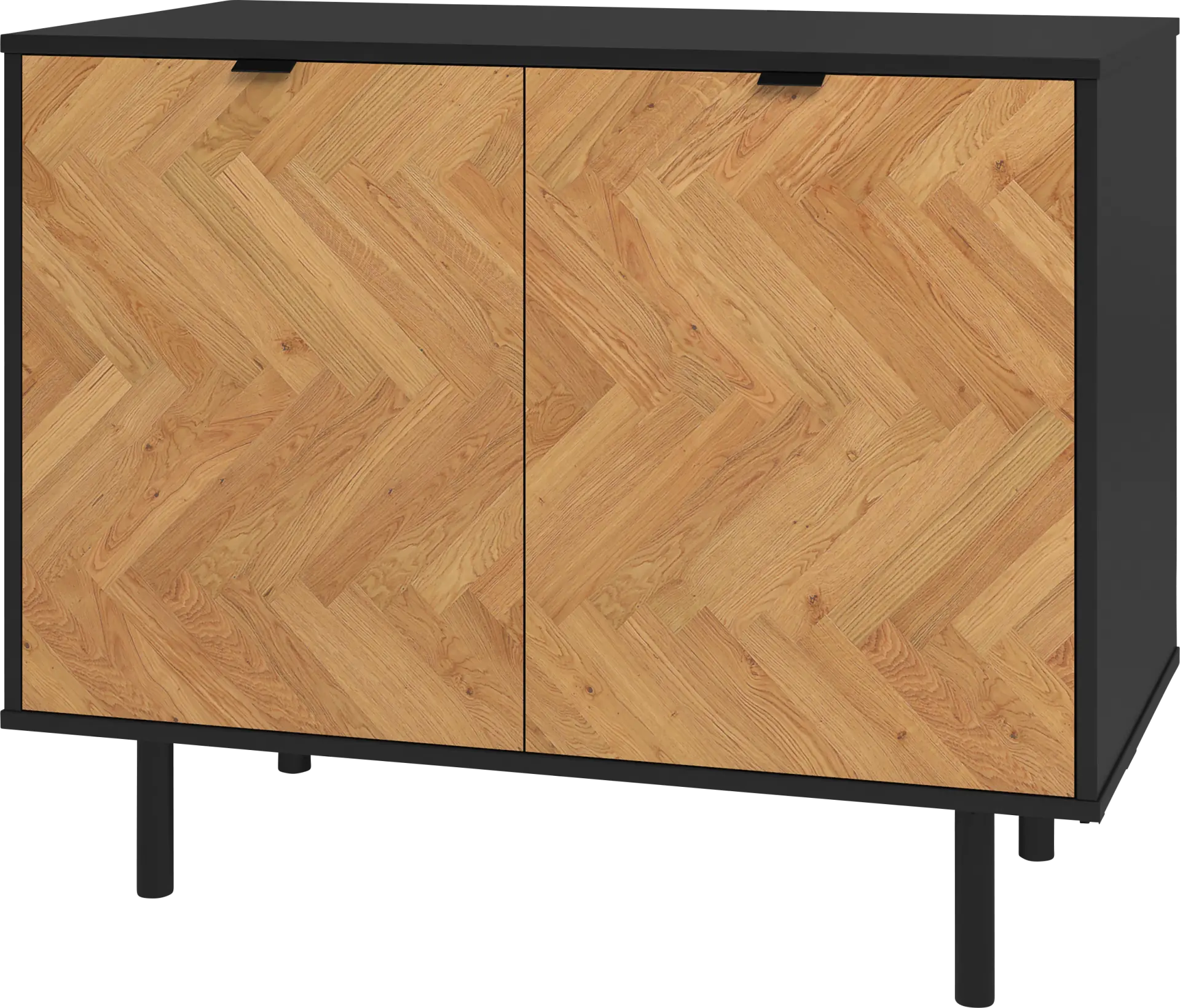 Airedale I Black Accent Cabinet