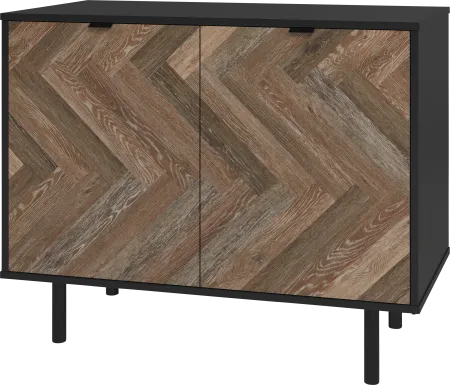 Airedale II Black Accent Cabinet