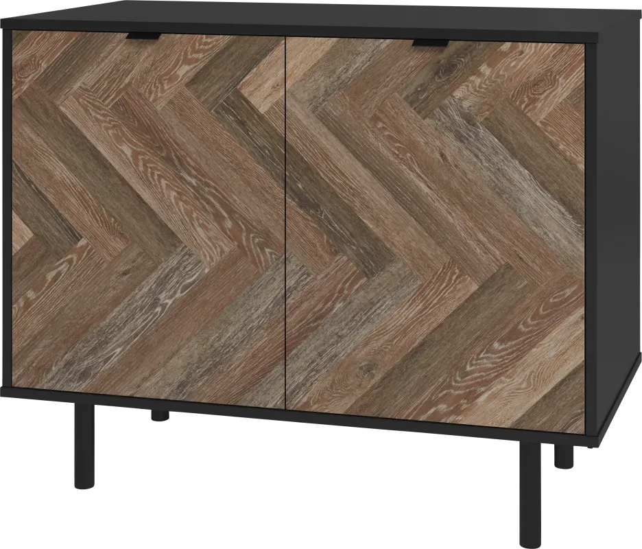 Airedale II Black Accent Cabinet
