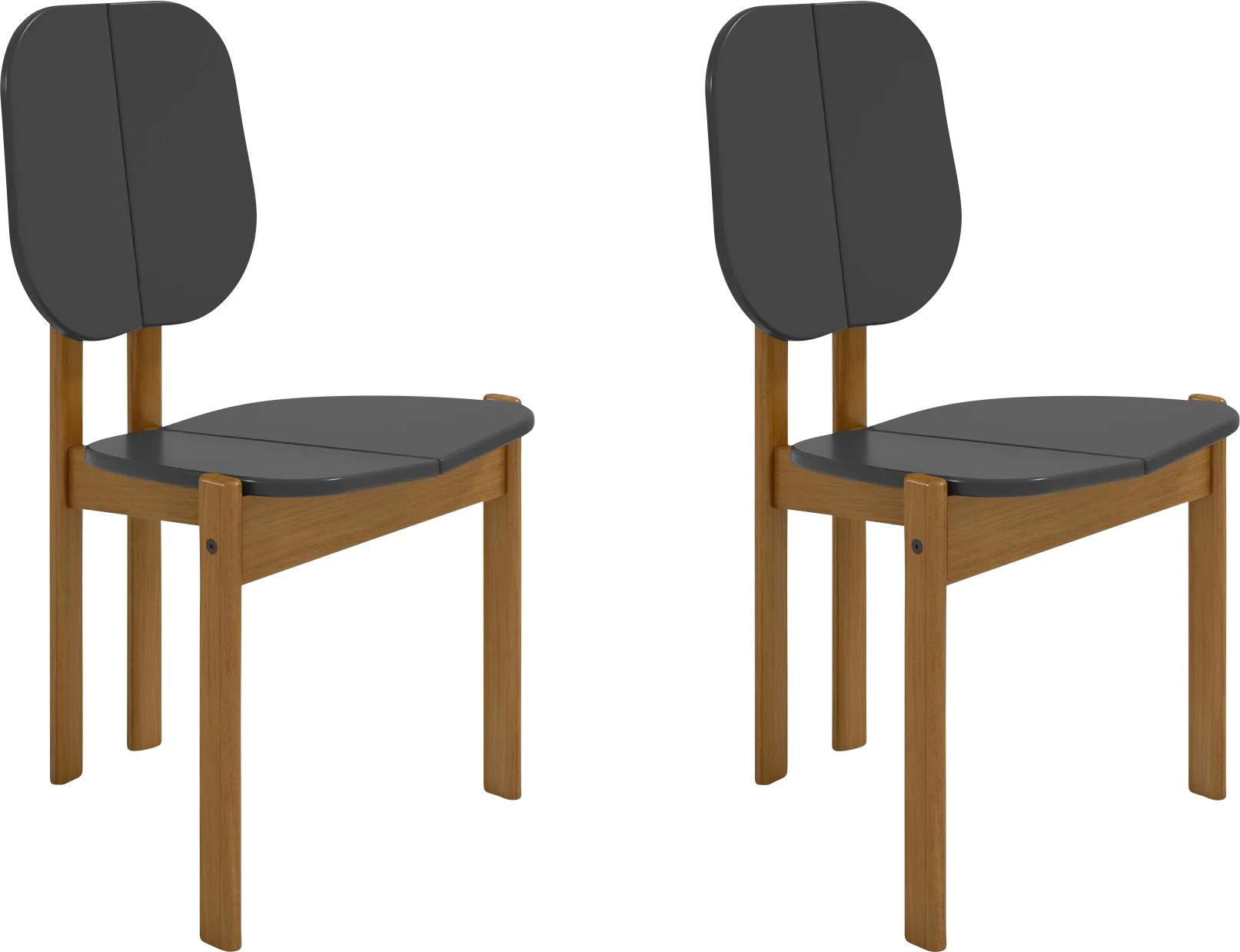 Bickleigh Black Dining Chair, Set of 2