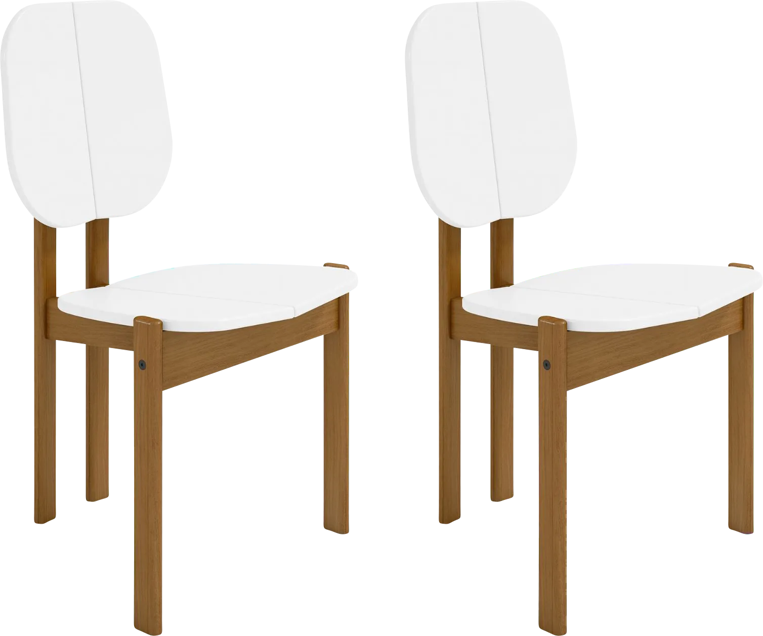 Bickleigh White Dining Chair, Set of 2 - Image 1