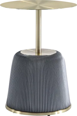 Broomcage I Gray End Table