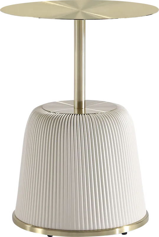 Broomcage I Cream End Table