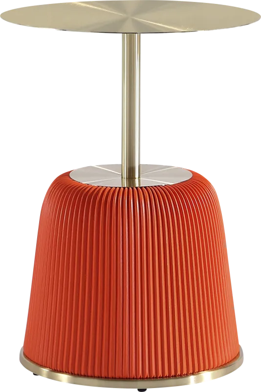 Broomcage I Orange End Table
