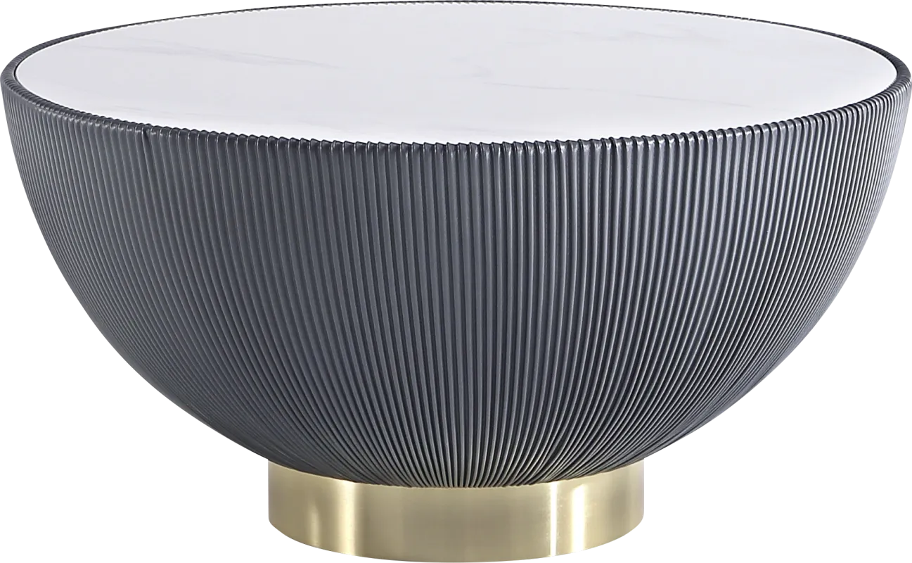 Broomcage II Gray Cocktail Table