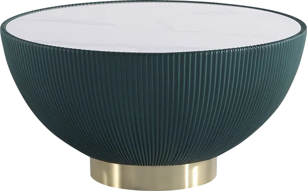 Broomcage II Green Cocktail Table