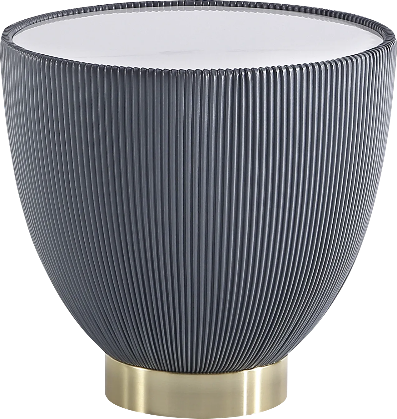 Broomcage III Gray End Table - Thumbnail - Image 1