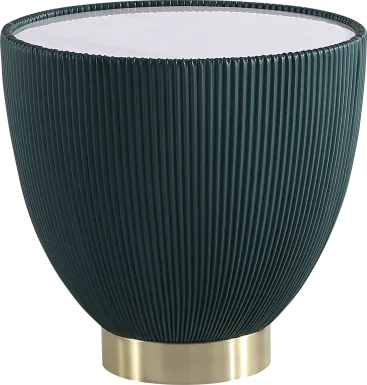 Broomcage III Green End Table