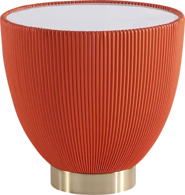 Broomcage III Orange End Table