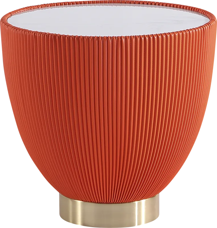 Broomcage III Orange End Table