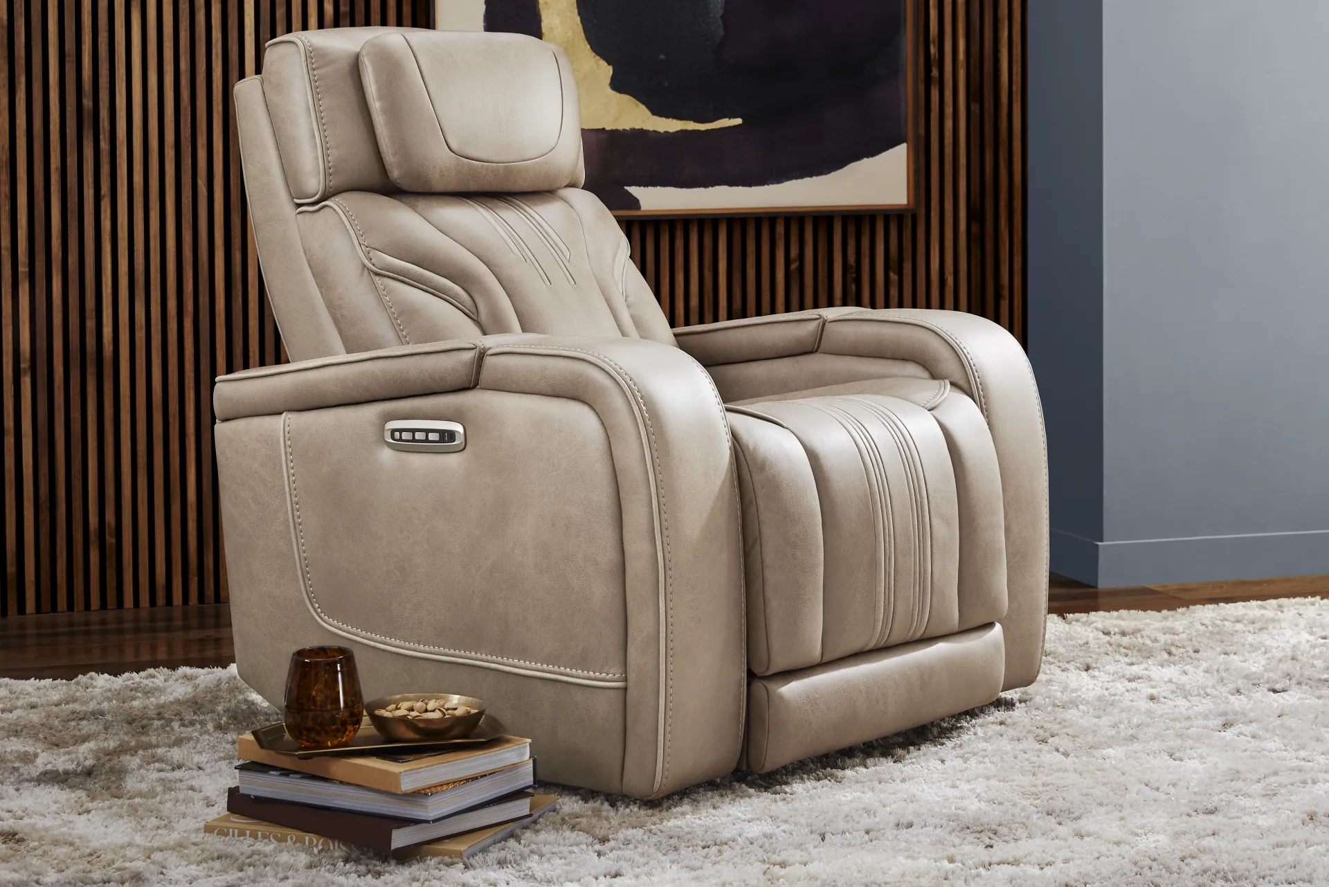 Southlake Sand Triple Power Recliner - Image 4