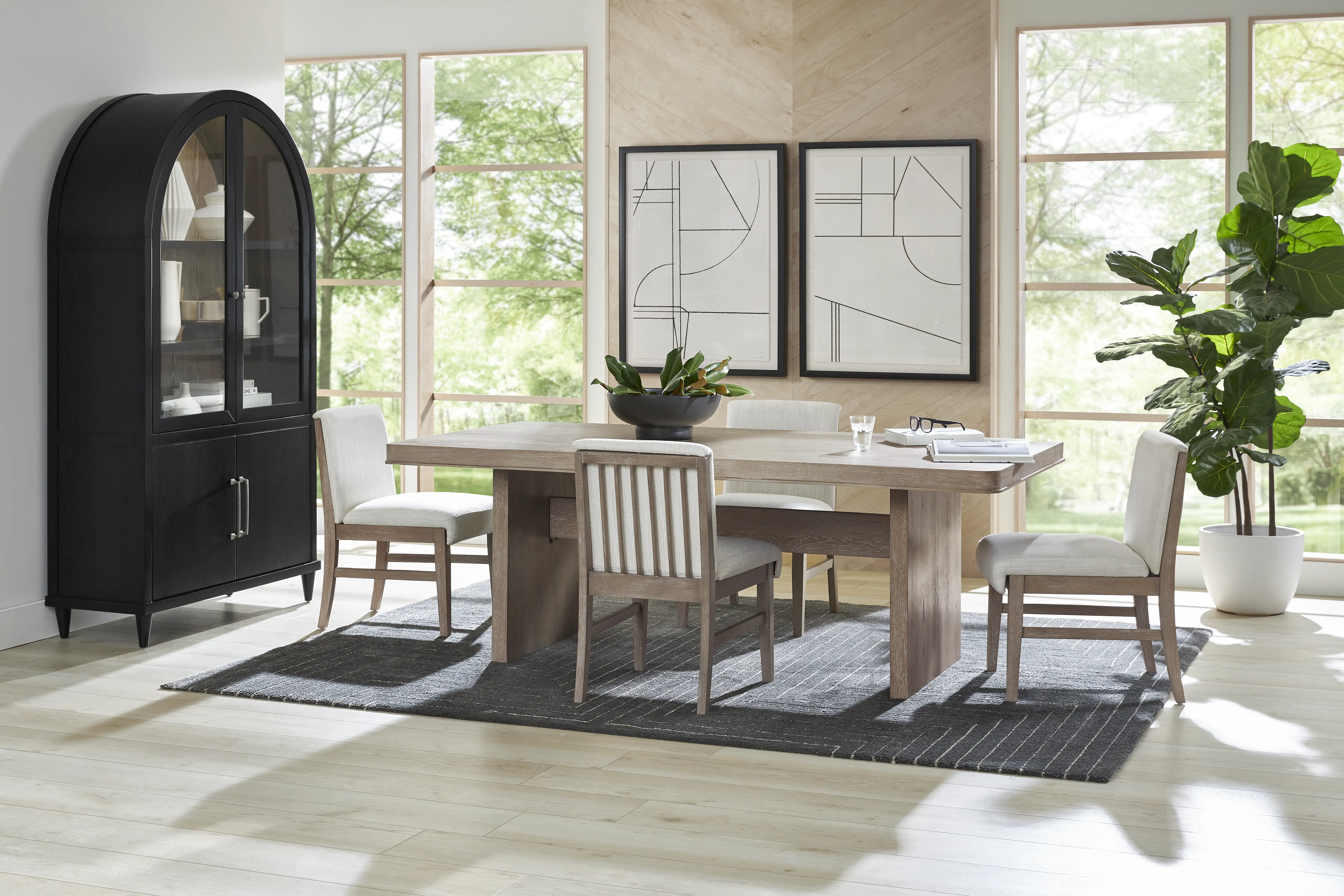 Portsmouth Natural Rectangle Dining Table - Thumbnail - Image 2