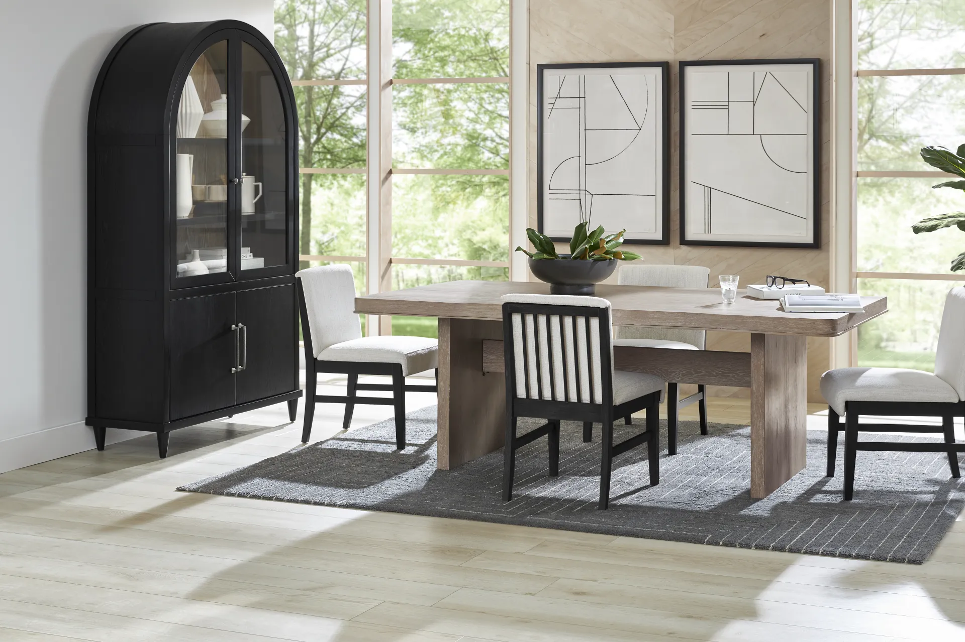 Portsmouth Natural Rectangle Dining Table - Image 1