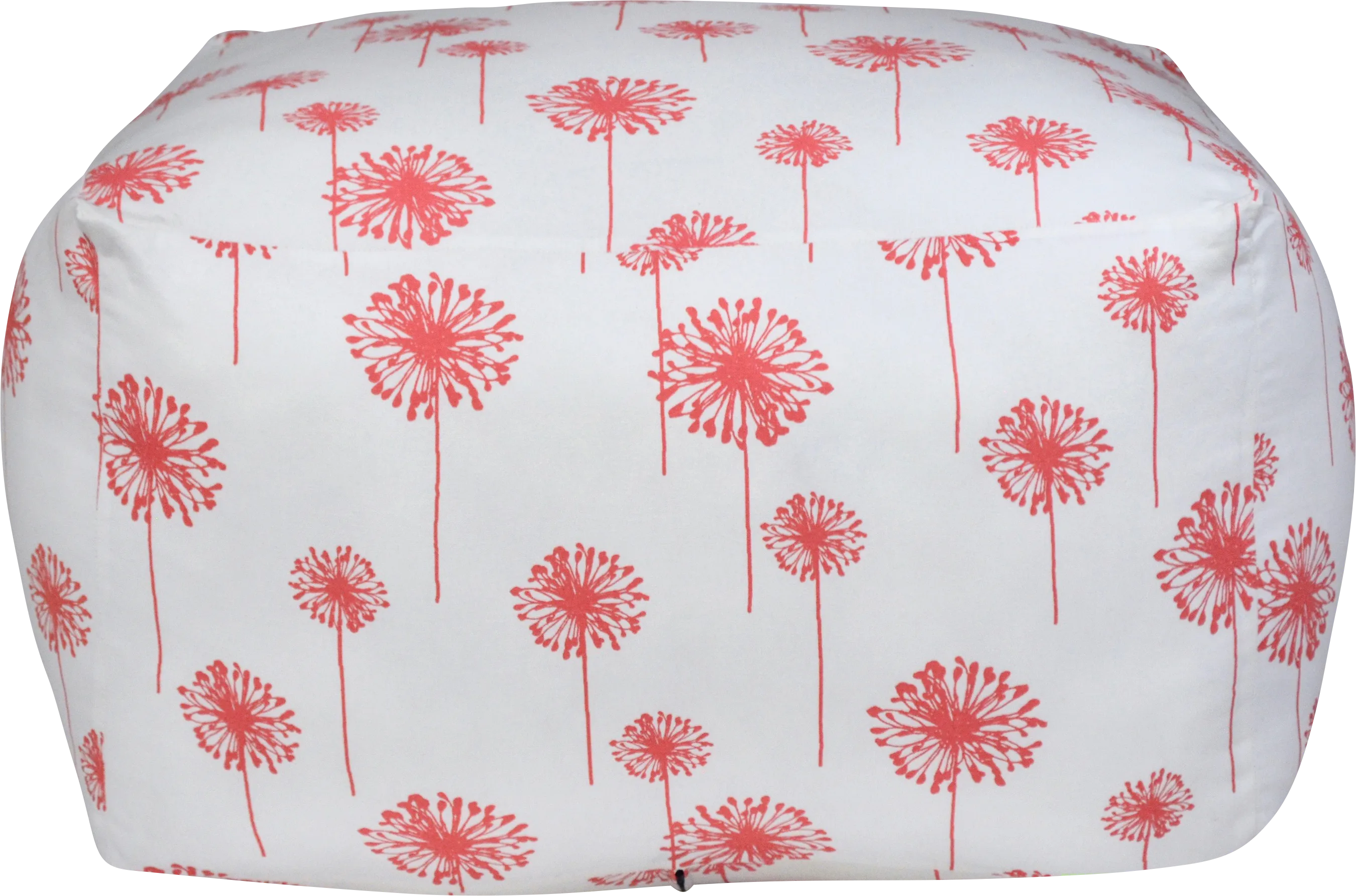 Caelus Pink Square Pouf - Thumbnail - Image 1