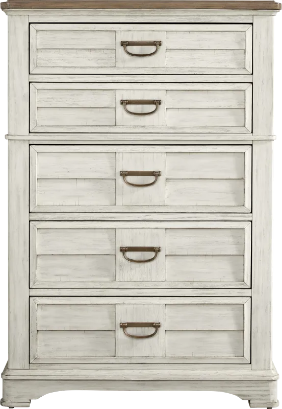 Edisto Bay White Chest