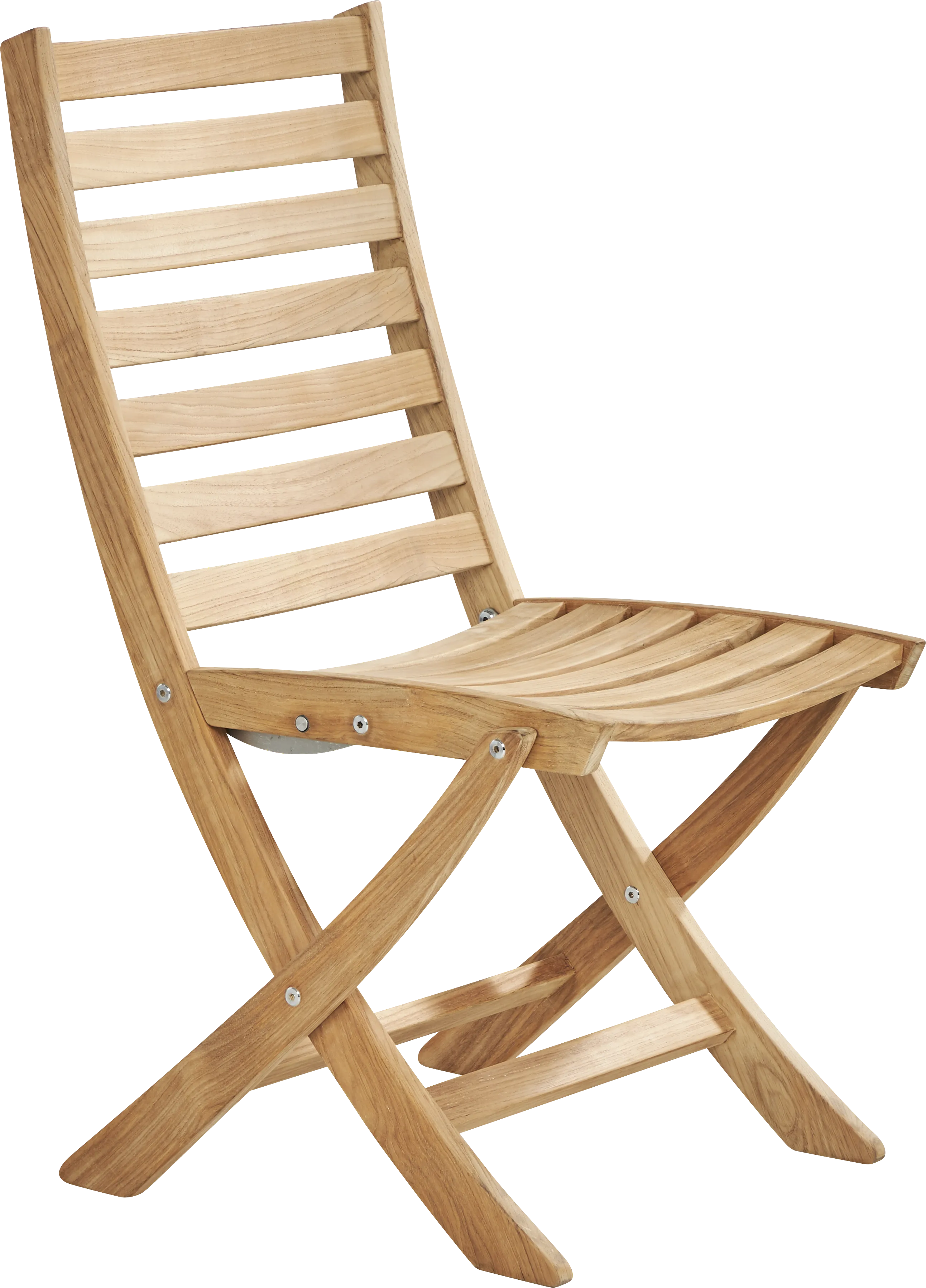 Pleasant Bay Natural 5 Pc Outdoor Folding Dining Set - Thumbnail - Image 5