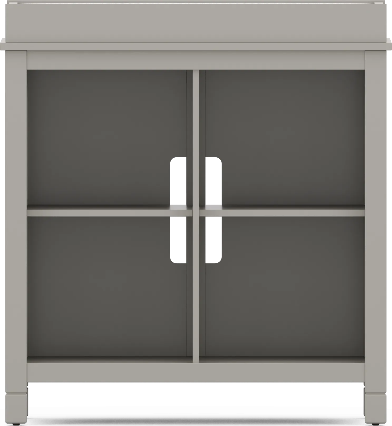 Kids Cottage Colors Gray 4-in-1 Convertible Nursery Set with Toddler and Full Conversion Rails - Image 11