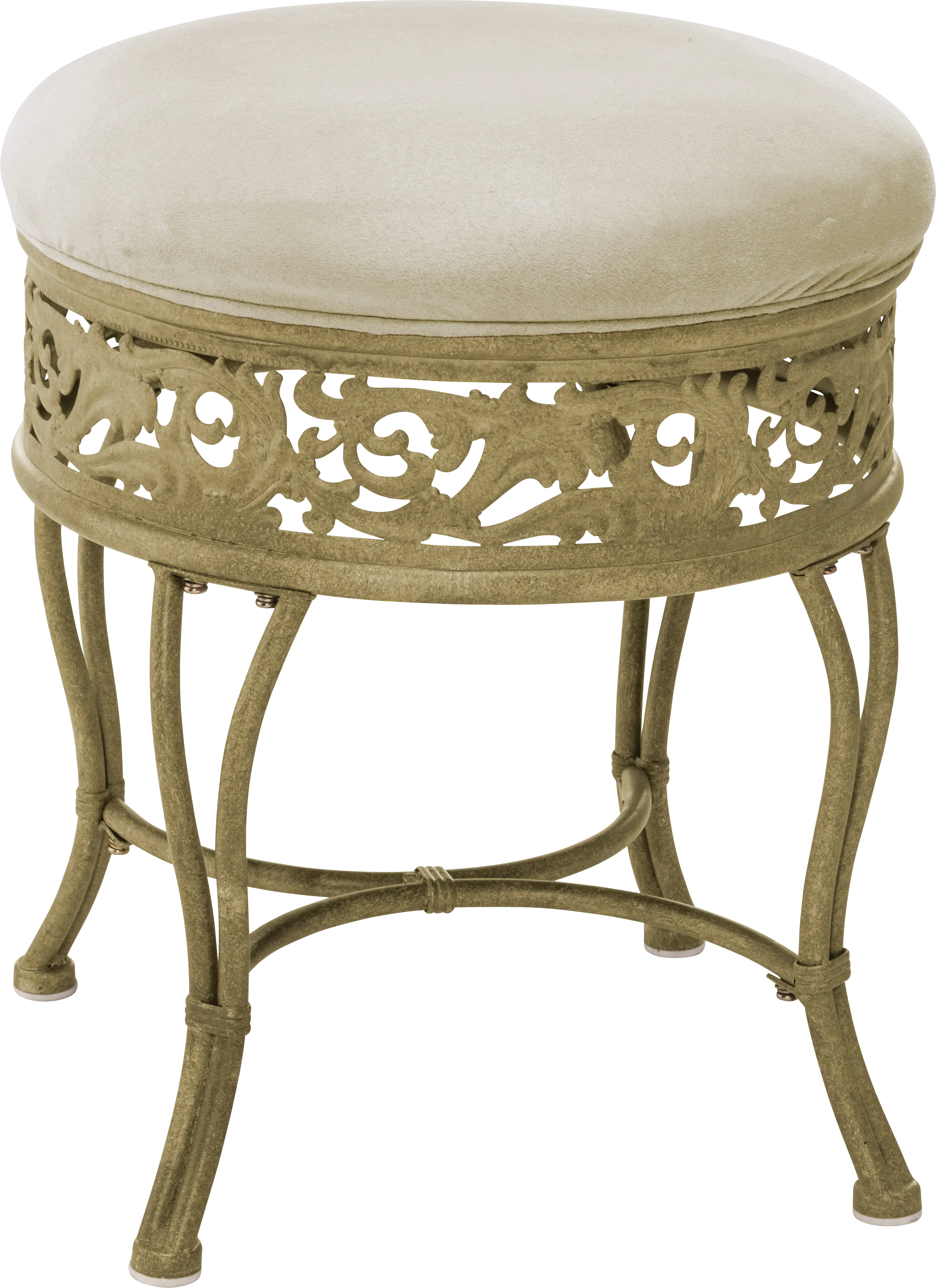 Villa III Beige Vanity Stool - Image 1