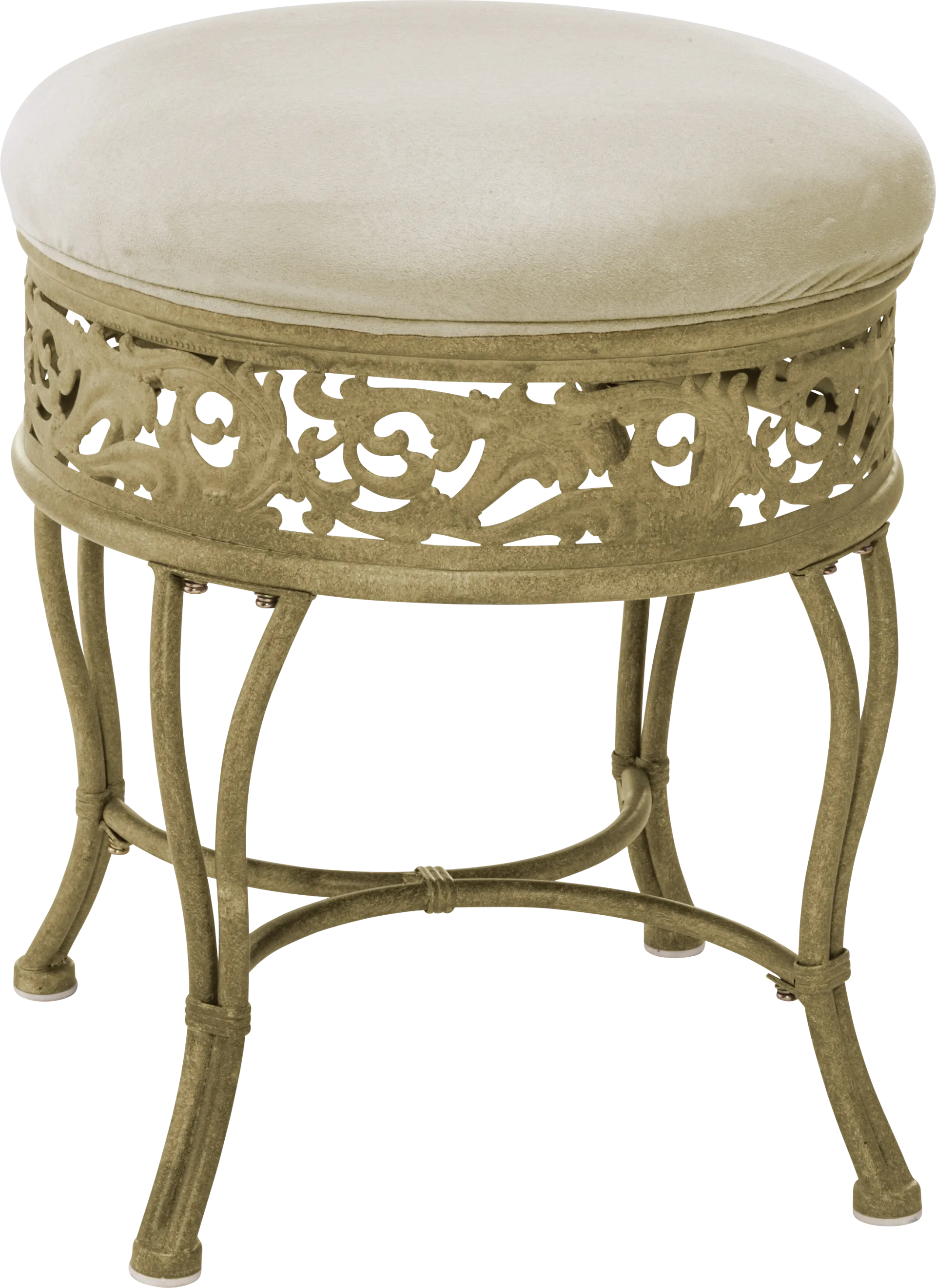 Villa III Beige Vanity Stool - Image 1