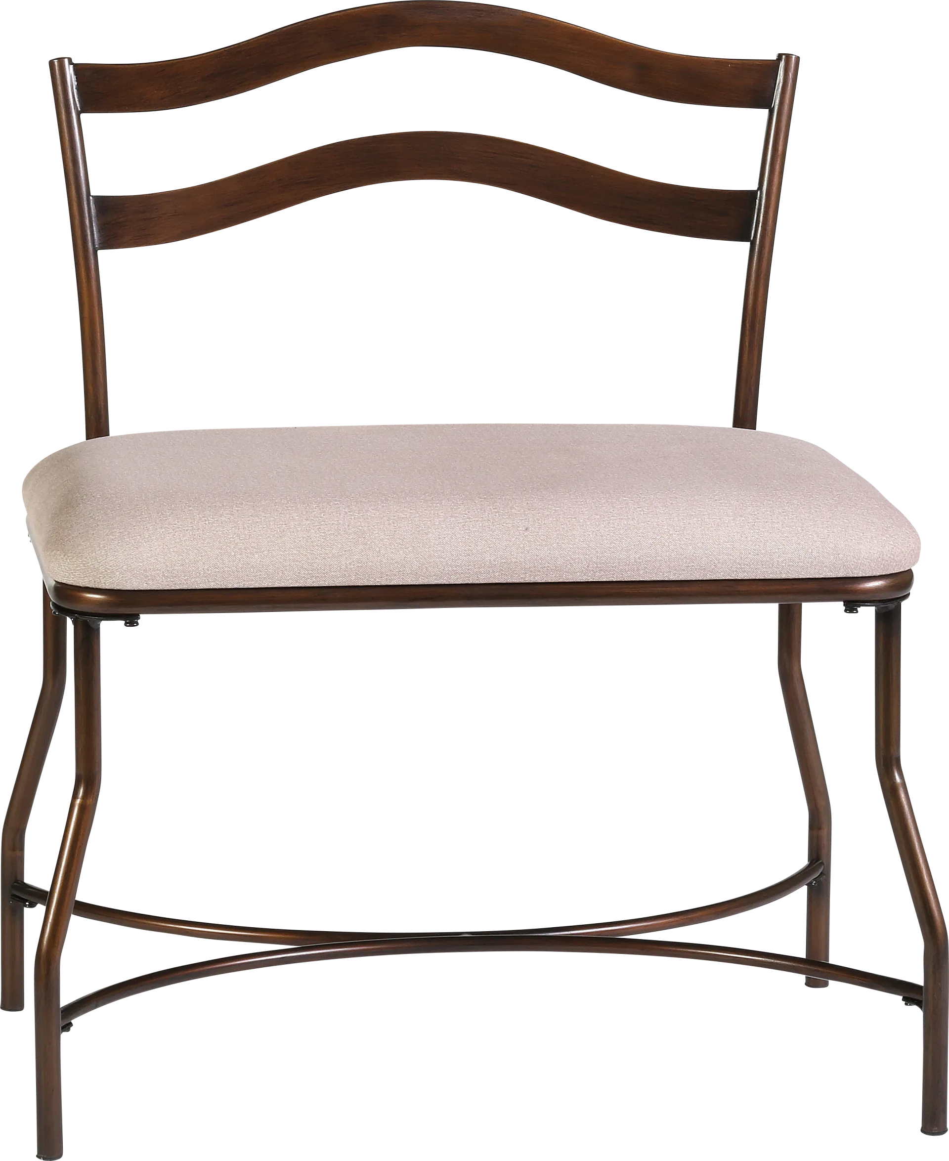 Marlene Ivory Vanity Bench - Image 1