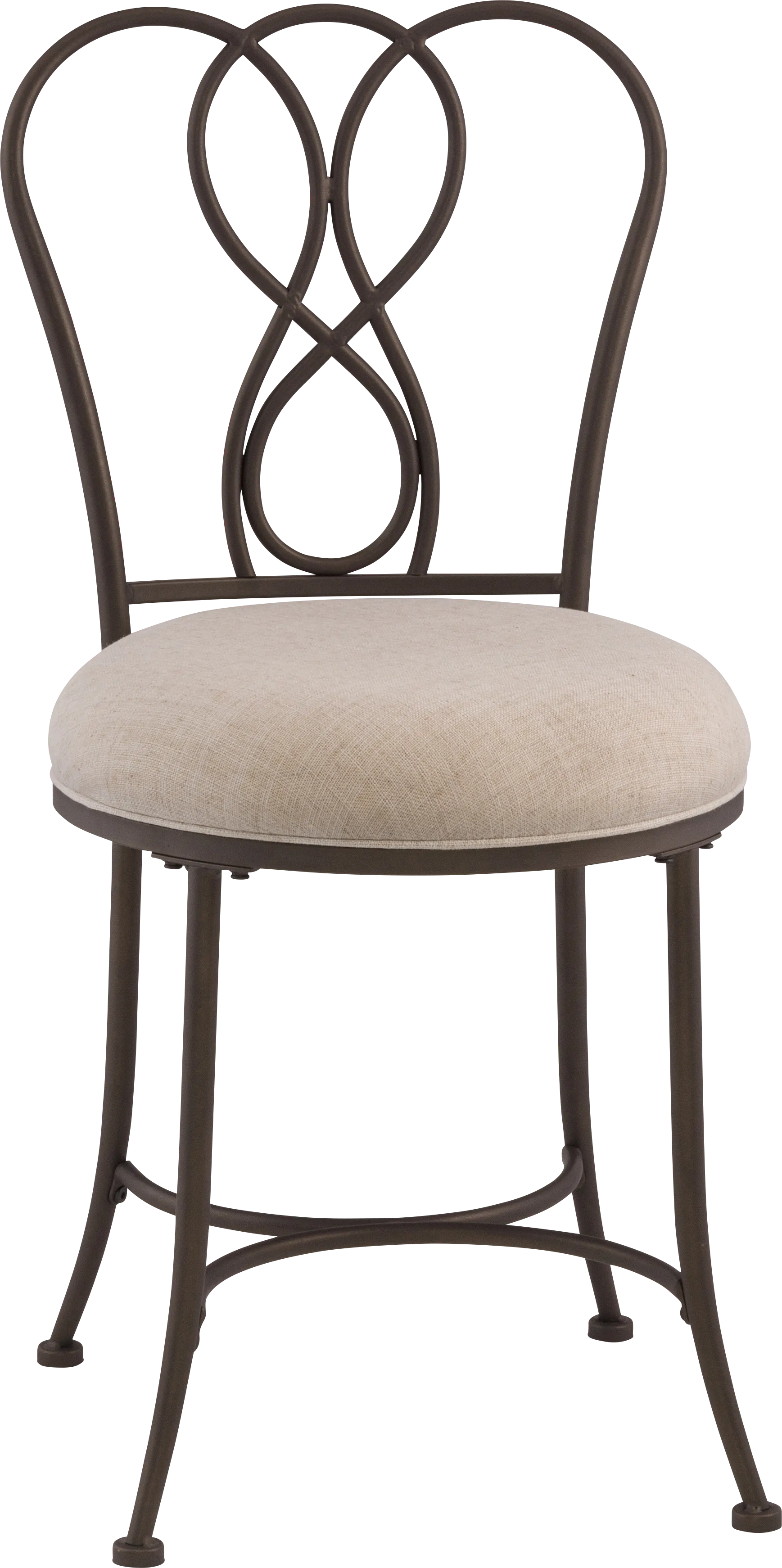 Belinda Cream Vanity Stool - Image 1