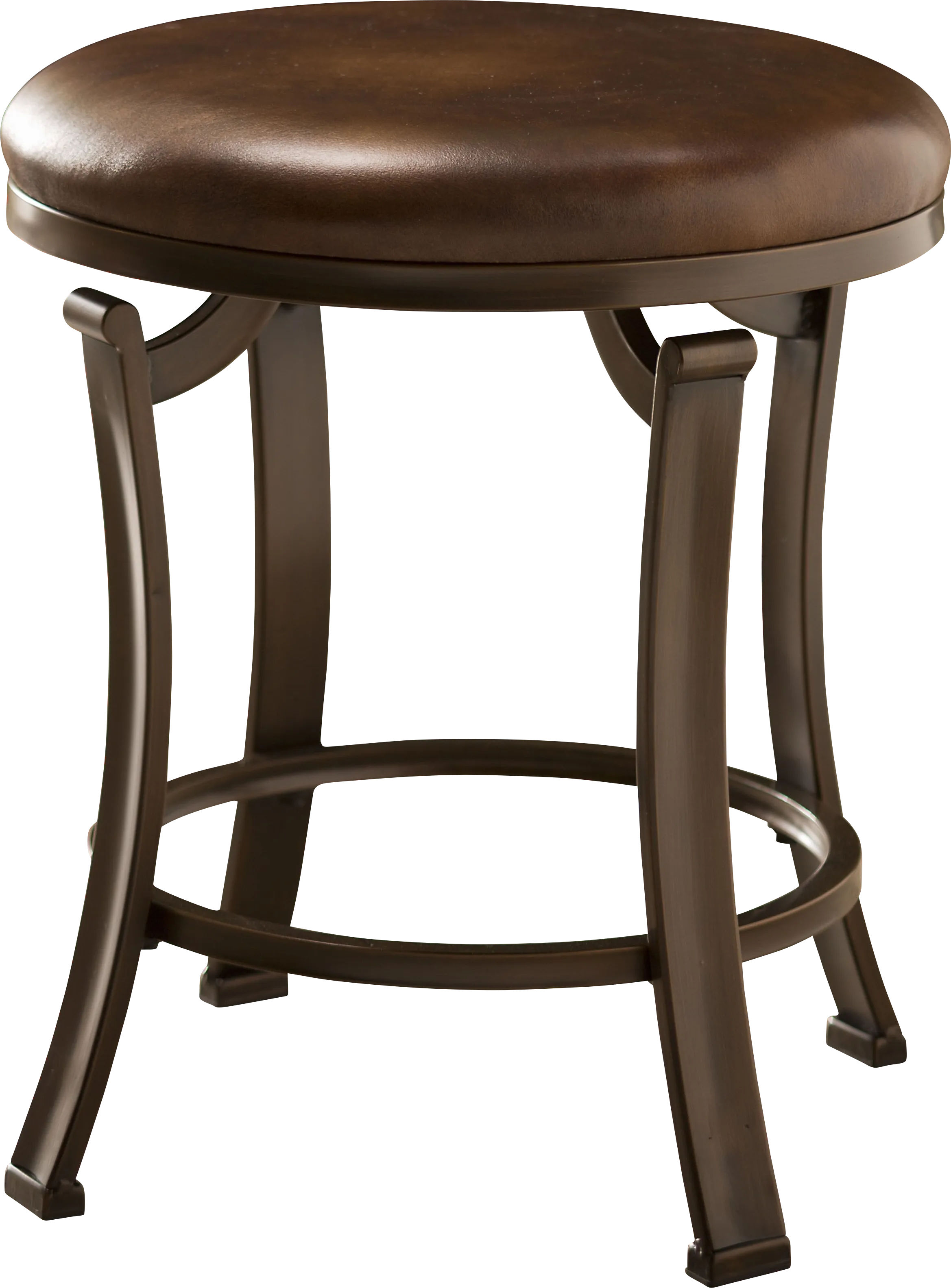 Bainville Brown Vanity Stool - Image 1