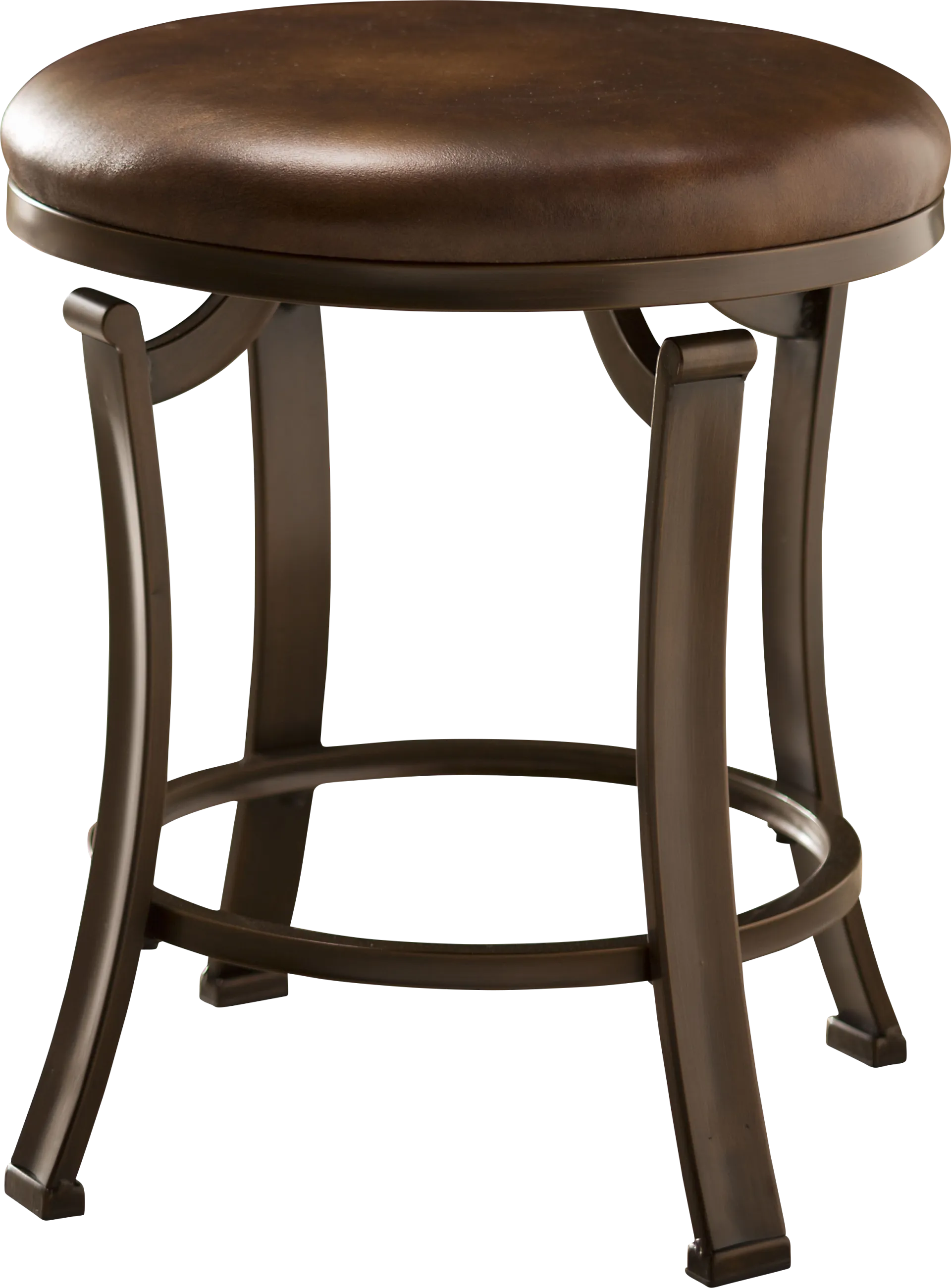 Bainville Brown Vanity Stool - Image 1