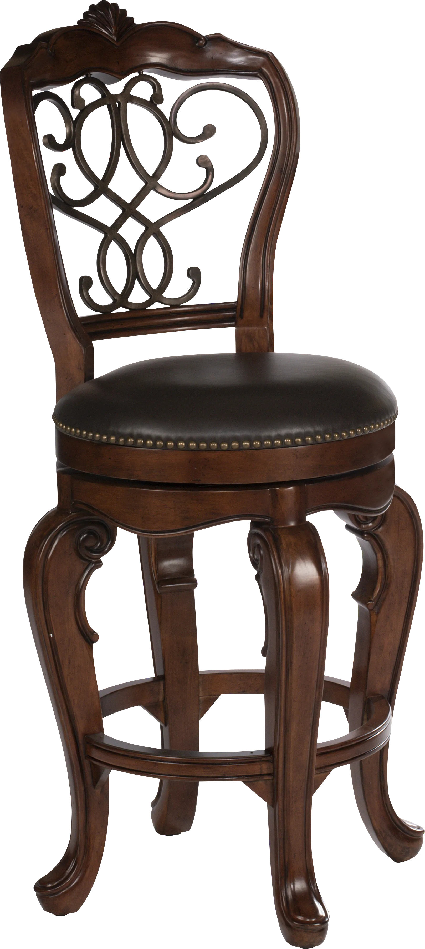 Burrell Brown Barstool - Image 1