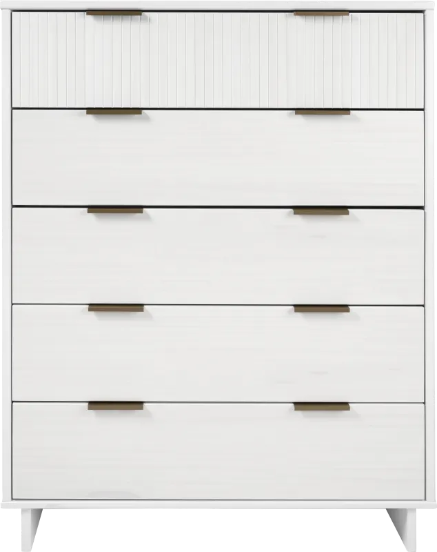 Bremmer III White Dresser