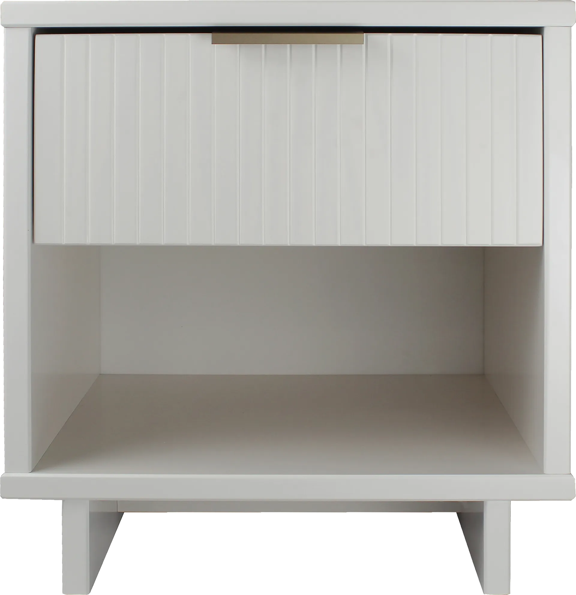 Bremmer V White Nightstand - Image 1